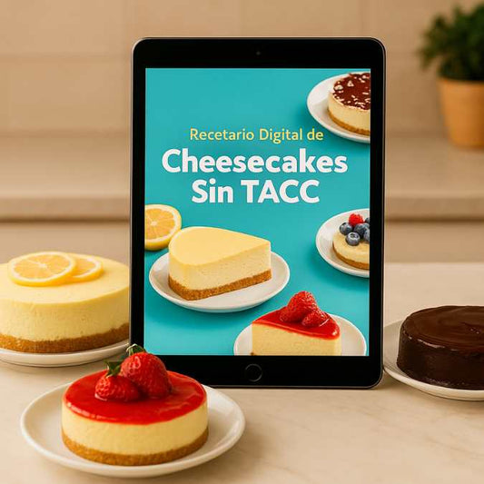 Sabores Sin TACC – Recetario de Cheesecakes cremosos, fáciles y 100% sin gluten, para que disfrutes en casa